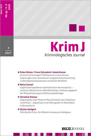 Kriminologisches Journal 3/2017