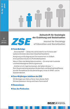 Zeitschrift für Soziologie der Erziehung und Sozialisation 2/2021